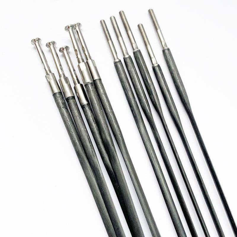 2.6g aero carbon spokes for mountain gravel bike - straight pull | BikeCarbonParts