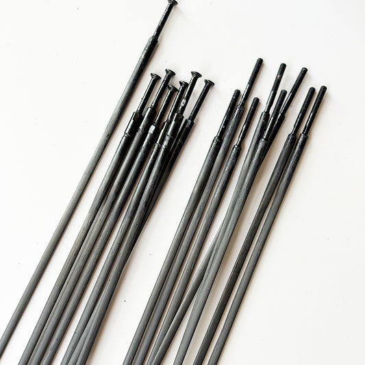 2.6g carbon spokes for road bicycle - straight pull aero | BikeCarbonParts