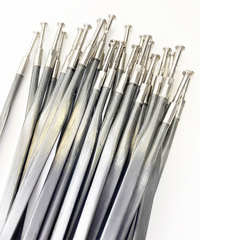4.8mm wide aero carbon spokes for road bike - aerodynamic | BikeCarbonParts