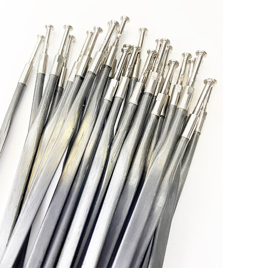 4.8mm wide aero carbon spokes for road bike - aerodynamic | BikeCarbonParts