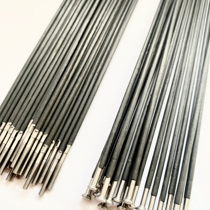 Carbon fiber round spoke straight pull 2g