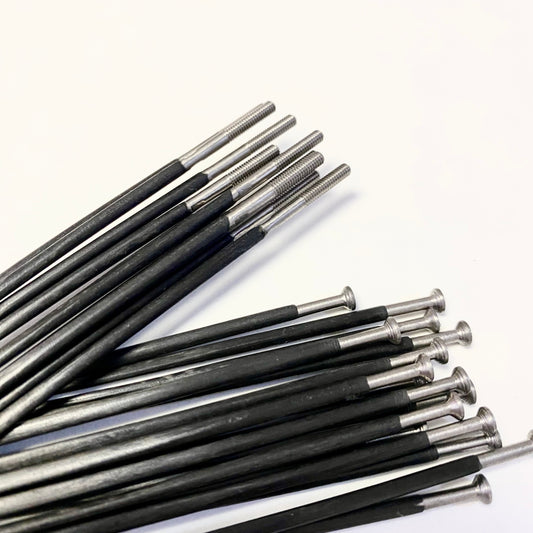 Carbon fiber round spoke straight pull 2g