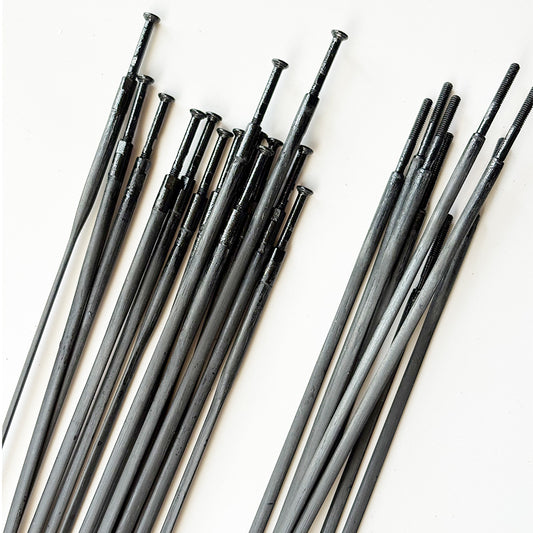 Road bike carbon spoke detail - 2.6g lightweight | BikeCarbonParts