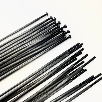 Carbon fiber round spoke straight pull 2g